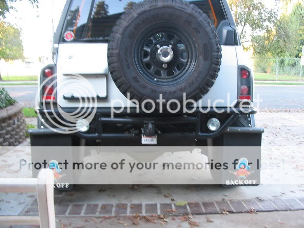 Fender flares with mudflaps on Tracker
